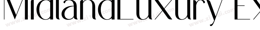 MidlandLuxury ExtraL字体转换